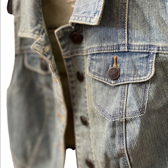 American Rag Razorback Jean Vest size OX ( plus size) - Picture 3 of 5